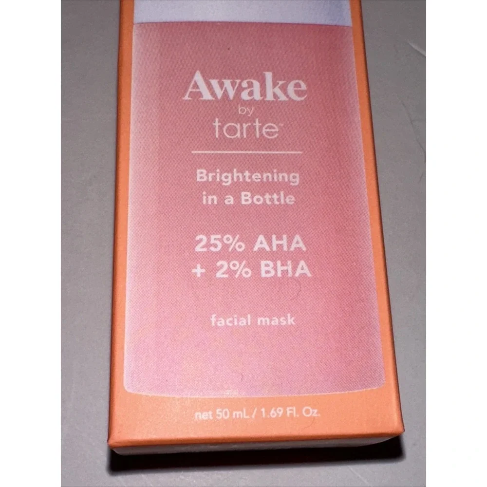 Awake by Tarte Brightening in a Bottle Facial Mask 25%‎ AHA 2% BHA 50ml 1.69oz